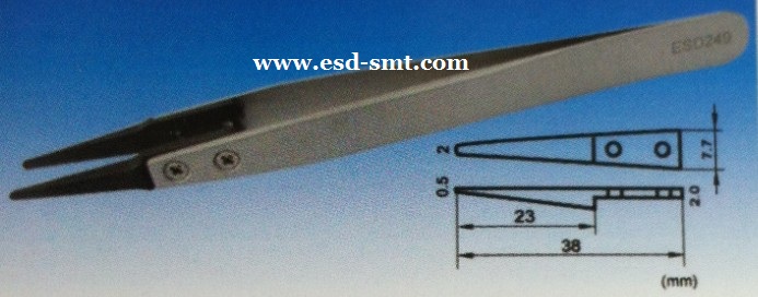 ESD Changeable Head S/Steel Tweezer ESD-249