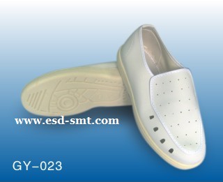 ESD Leather Multi-hole Shoes