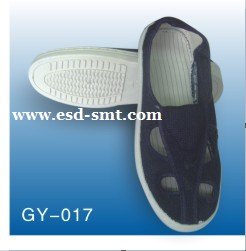 ESD Blue Canvas Butterfly Shoes